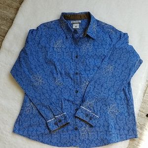 Columbia River Resort Button Down Size 1X